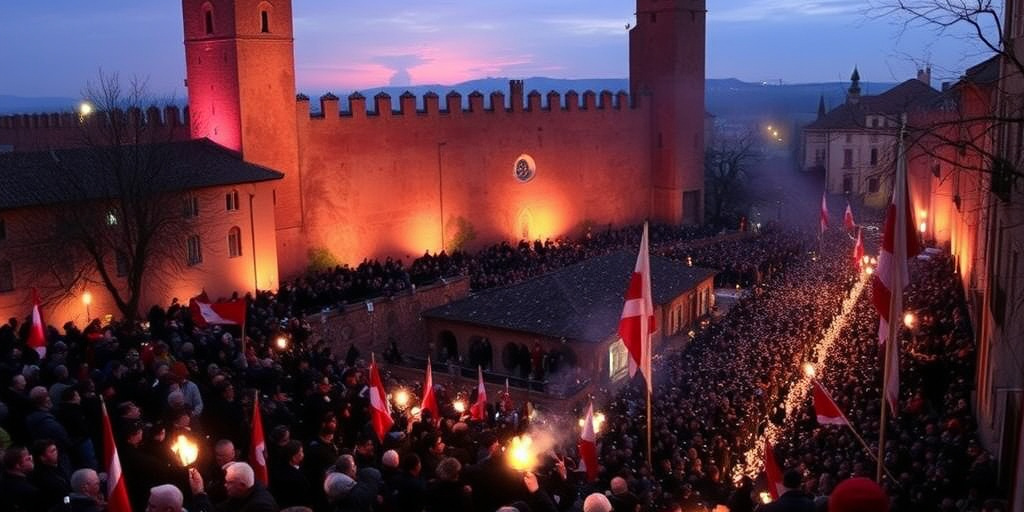 Ferrara: 30.000 persone al Capodanno per ricordare l’incendio del Castello