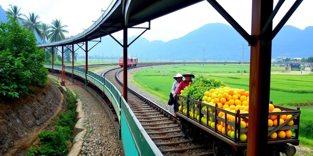 Ferrovia Cina-Laos raggiunge quattro anni di servizio: 380.000 tonnellate di frutta e verdura trasportate