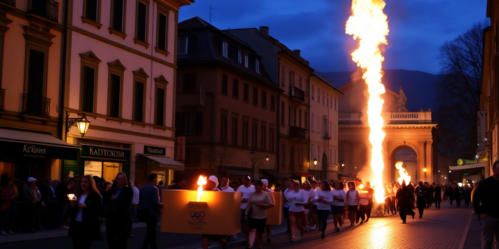 Fiamma Olimpica attraversa Asti: simbolo di unità e sport
