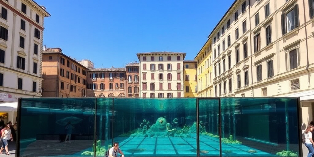 Firenze: i dehors a tema acquario resteranno ma dovranno adeguarsi al modello Gilli‑Pazskowski e rimuovere un catafalco