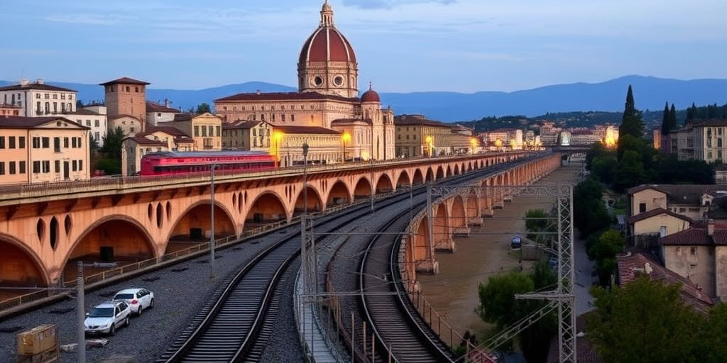Firenze: ponte al Pino riaperto, i treni tornano a circolare e l'Italia non è più divisa