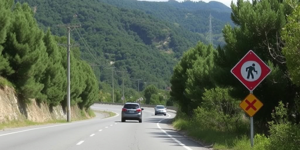Frana blocca la strada provinciale tra Casarza Ligure e Passo del Bracco, danneggiando due auto