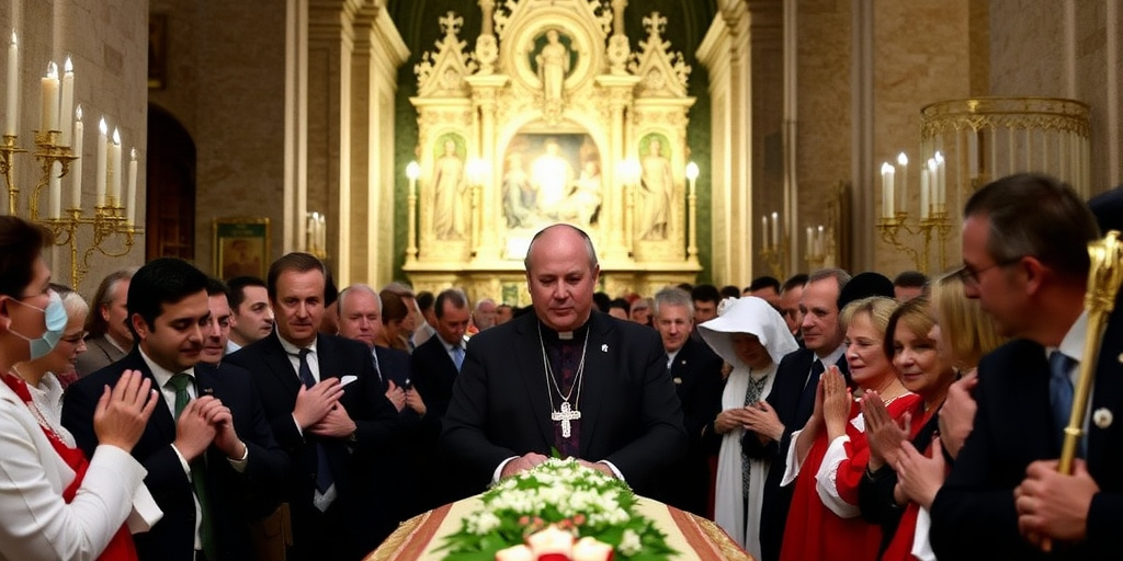 Funerale di Raffaele Nogaro, vescovo emerito di Caserta, nella cattedrale di Caserta