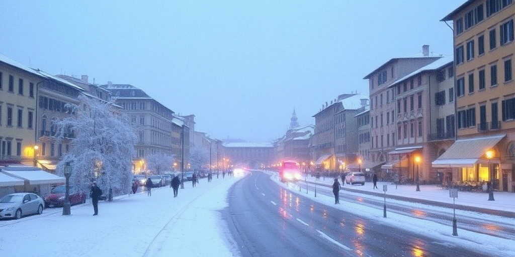 Gelo persistente: Firenze e Toscana in allerta gialla per ghiaccio fino all'8 gennaio