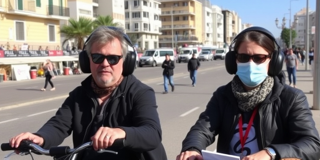 Giornalisti e attori di Crotone donano tandem speciale per non vedenti