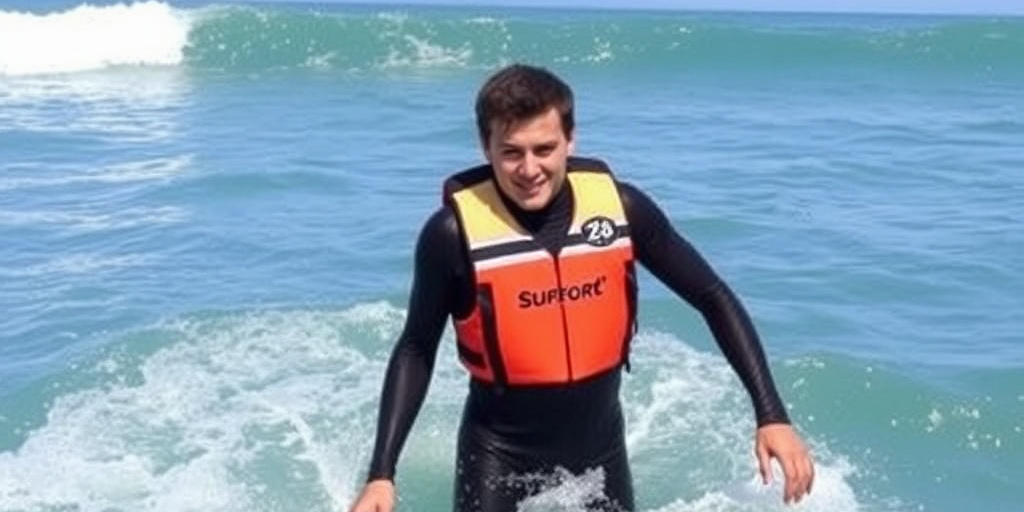 Giovane surfista di 21 anni salvato dalla Guardia Costiera a Numana dopo difficoltà in acqua