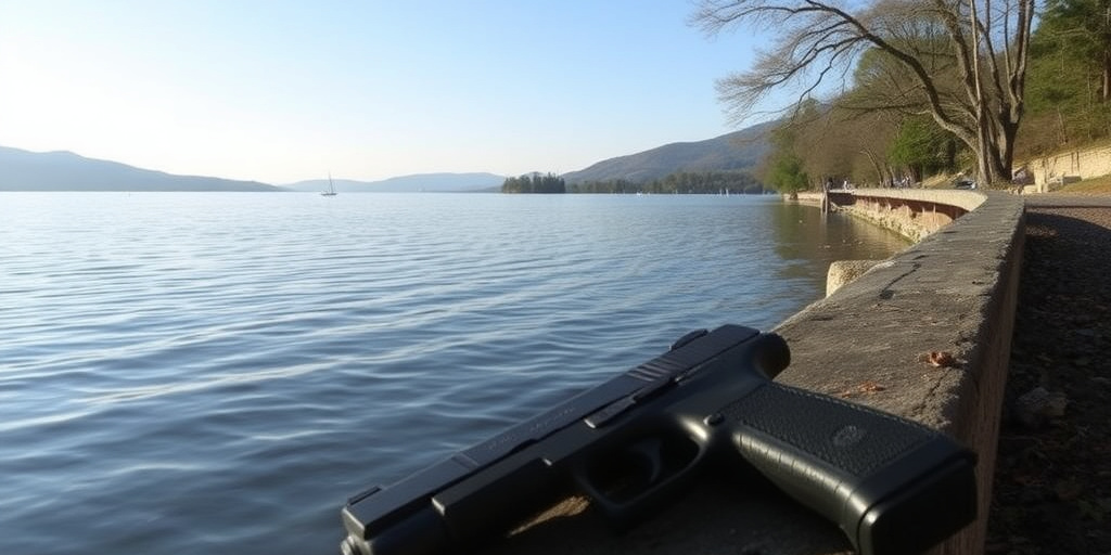 Giovane trovato morto sul lago di Bolsena, pistola accanto al corpo, sospetto suicidio