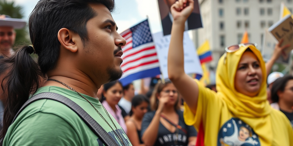 Giovani di Caracas chiedono ai USA di liberare Maduro e sua moglie