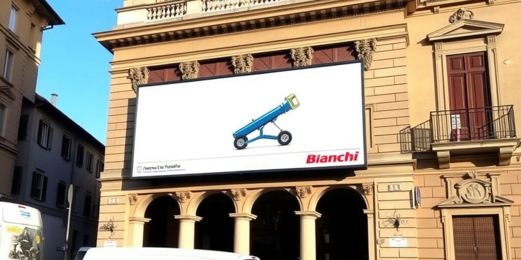 Giudice annulla multa di 70.000 euro a Bianchi Industrial per pubblicità su Palazzo d'Accursio