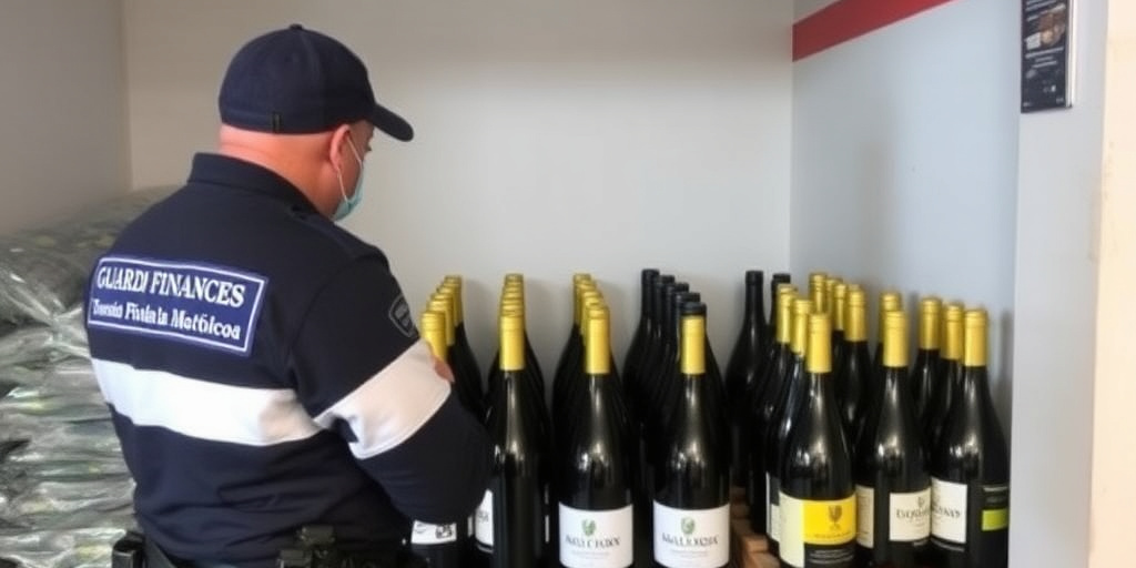 Guardia di Finanza sequestra oltre una tonnellata di botti in un garage a Mondragone