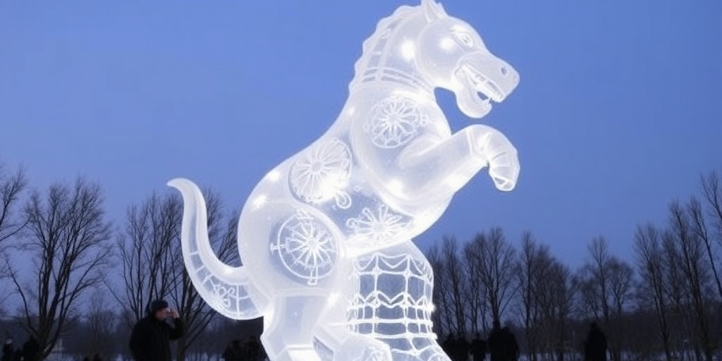 Harbin: il 37º Concorso Internazionale di Sculture di Ghiaccio apre il 2 gennaio