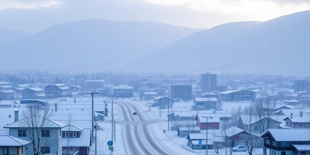 Hetian, Xinjiang: la prima nevicata del 2023 porta gioia ai residenti