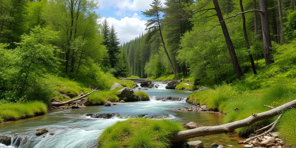 Il clima e la struttura del paesaggio determinano il movimento dell’acqua nei bacini forestali