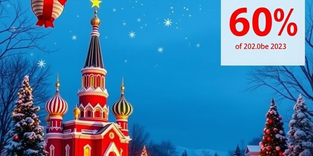 In Russia più del 60% dei cittadini intende celebrare il Natale