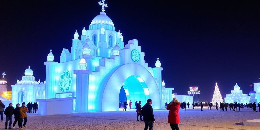 Inaugurata la seconda edizione del festival Ice and Snow a Qingtang, Qinghai