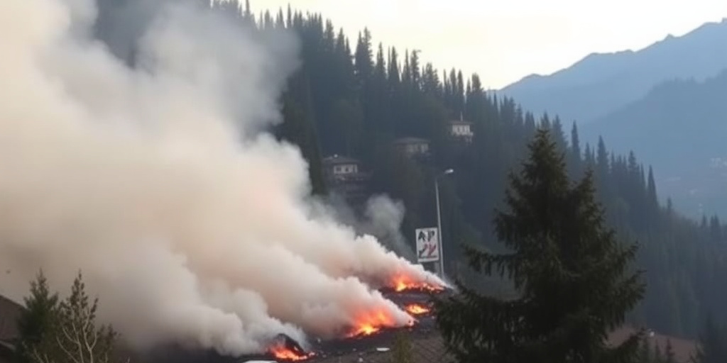 Incendio a Prato causato da petardo esploso in Val Gardena, ferito un vigile del fuoco