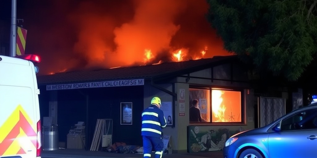 Incendio al chiosco Dadaumpa a Fiumicino causato da fulmine, nessun ferito