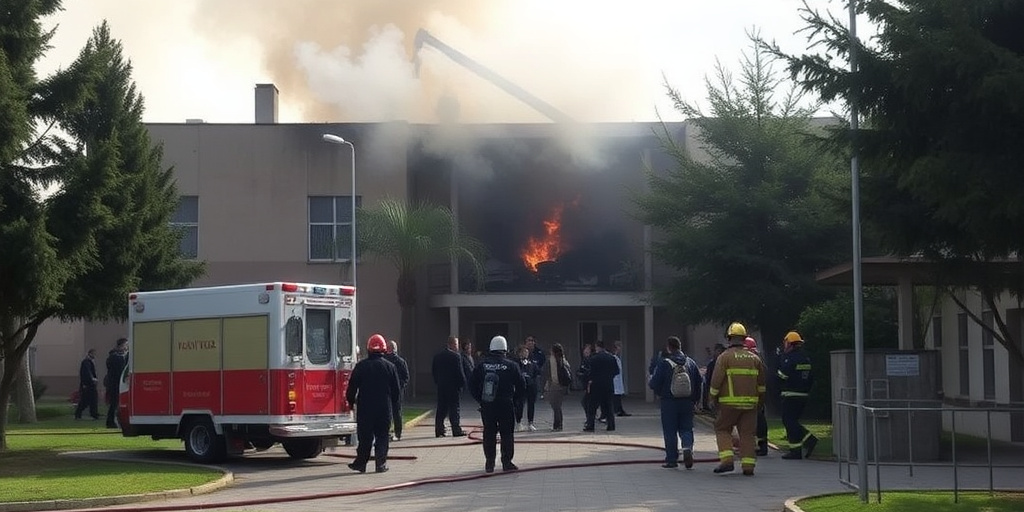 Incendio al liceo 'Cotugno' di L'Aquila: edificio evacuato e vigili del fuoco in scena