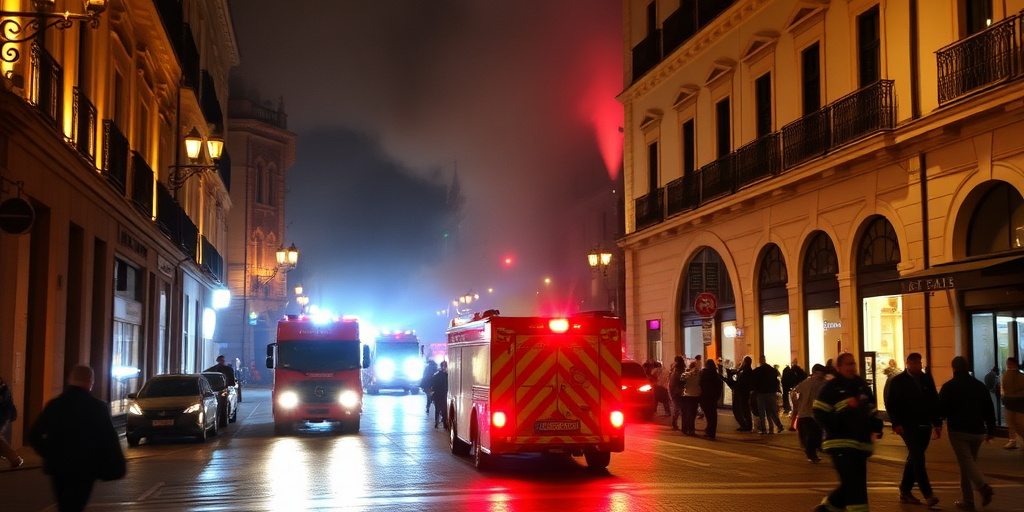 Incendio al presepe della parrocchia di San Giacomo a Via del Corso: evacuazione dei fedeli in sicurezza