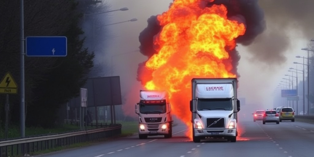 Incendio di veicolo a GNL a Moncalieri blocca la tangenziale sud di Torino per ore