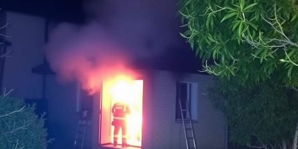 Incendio domestico: tre persone salvate dal fumo durante l’intervento notturno dei vigili del fuoco