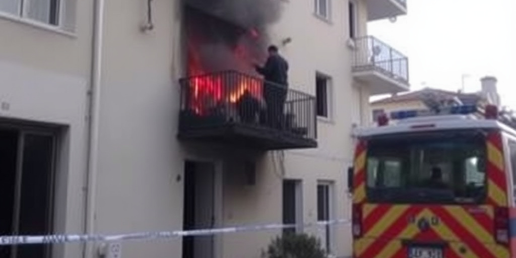 Incendio in appartamento di Crotone: un ferito, le indagini in corso
