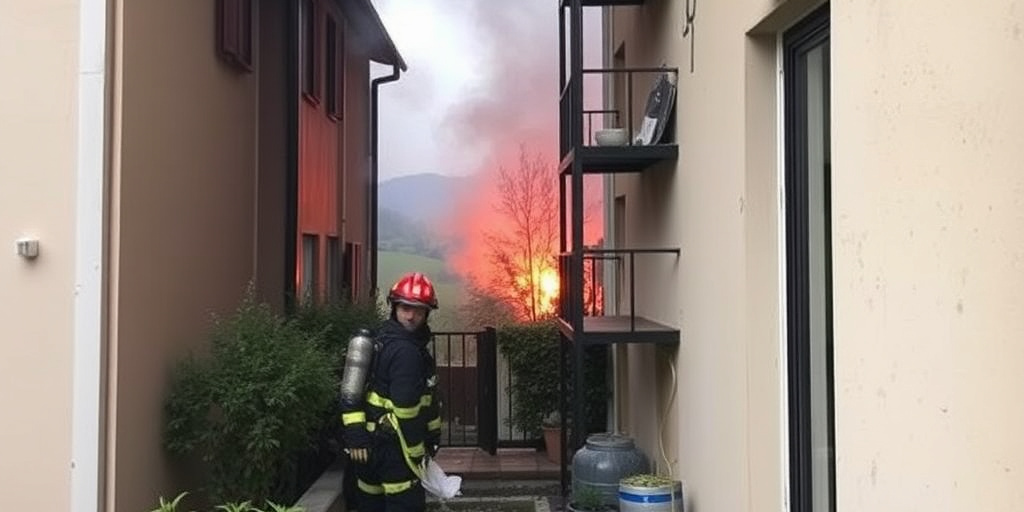 Incendio in appartamento di Fermano: una donna soccorsa dai vigili del fuoco