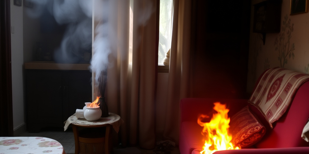 Incendio in poltrona causa morte di 82enne a L'Aquila