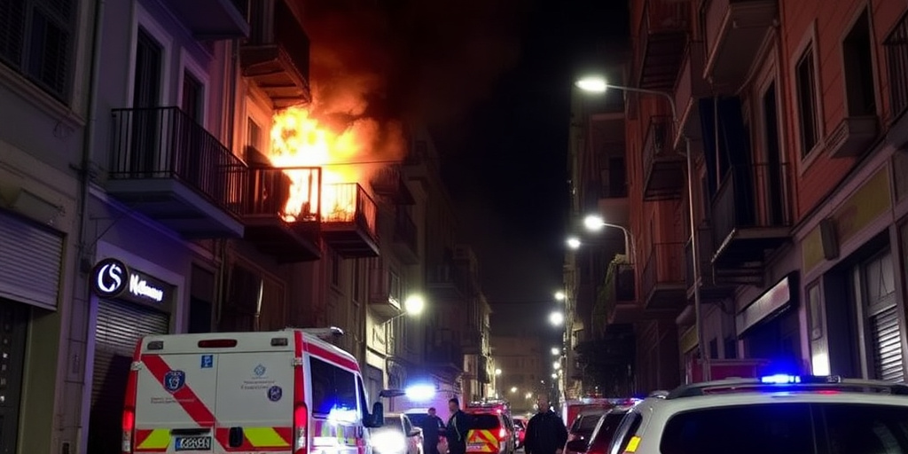 Incendio nei Quartieri Spagnoli di Napoli: 20 persone coinvolte, sospetto corto circuito