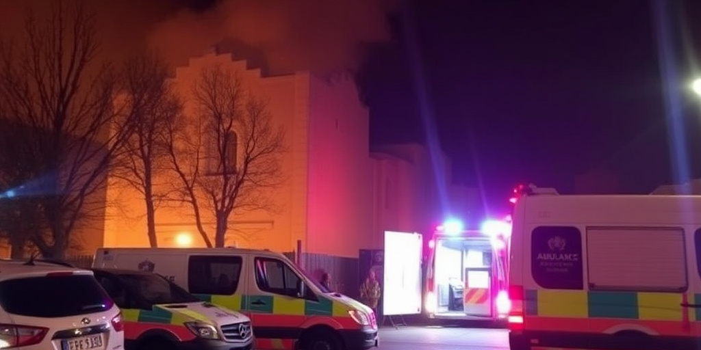 Incendio nel parcheggio di una chiesa a Bari distrugge tre ambulanze, ma la chiesa rimane intatta