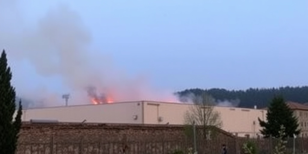 Incendio nella copertura dello stabilimento Ferragamo di Osmannoro: nessun ferito