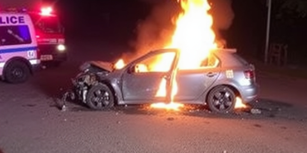 Incendio notturno distrugge auto a Rossano: polizia indaga