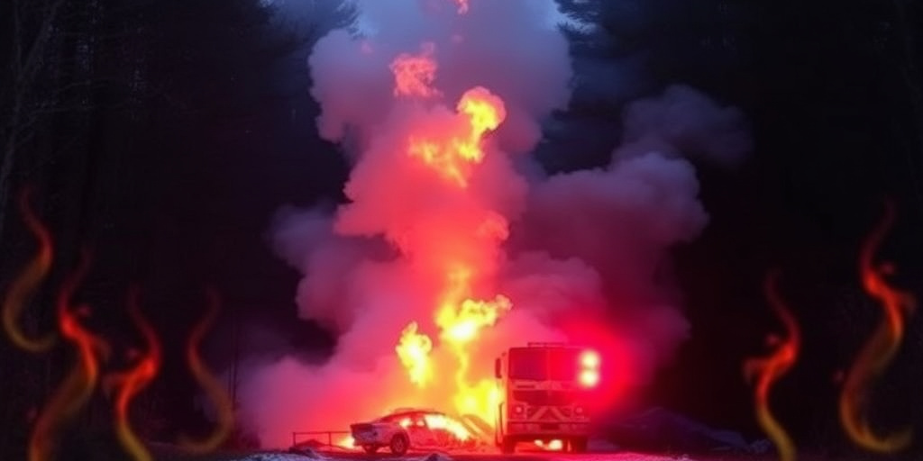 Incendio su macchina per imballaggio fieno, nessun ferito