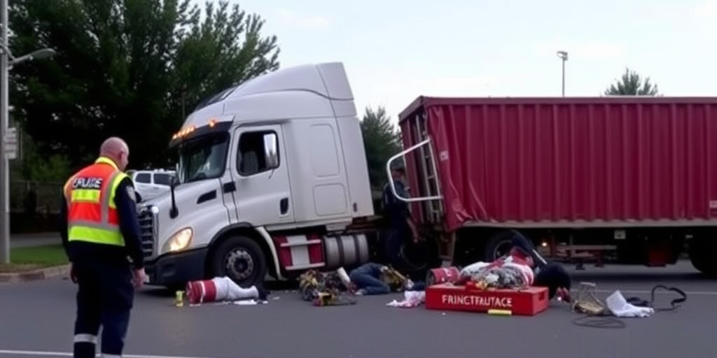 Incidente in parcheggio interrato di Lodi: camionista gravemente ferito