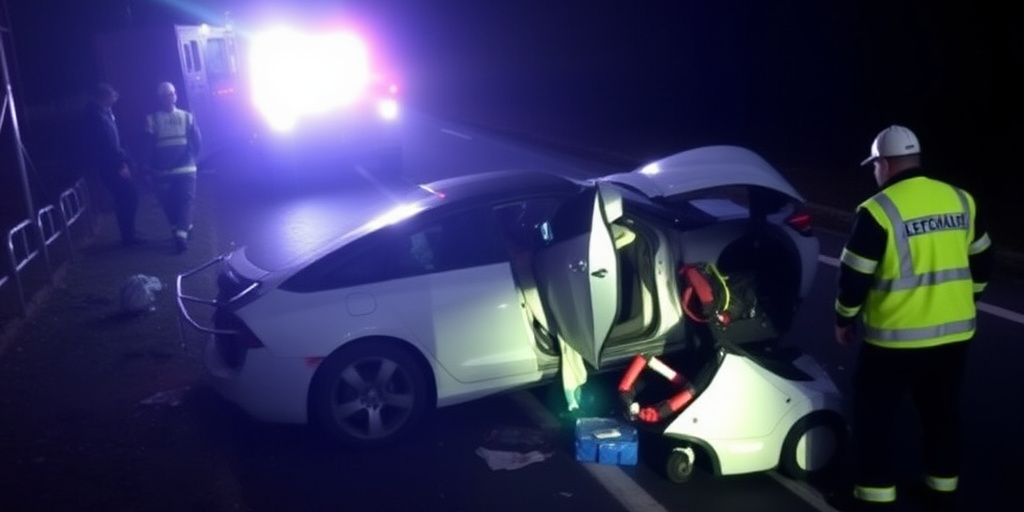 Incidente stradale: auto entra in galleria a Serravalle di Chienti, tre feriti