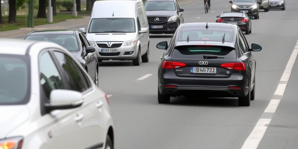 Incidente stradale blocca una strada principale per un'ora, causando ingorgo in tutta la città