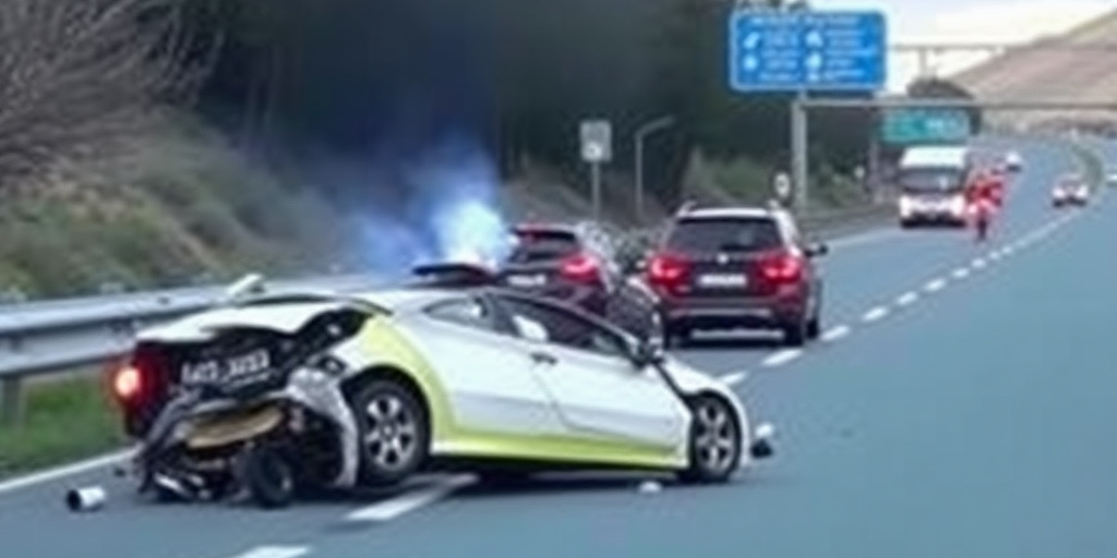 Incidente su autostrada umbra: furgone coinvolto, passeggero gravemente ferito