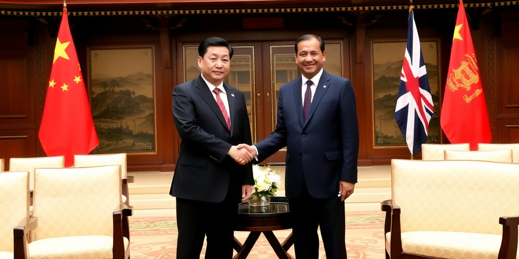 Incontro di alto livello tra il Premier cinese Li Qiang e il Primo Ministro britannico Rishi Sunak a Pechino