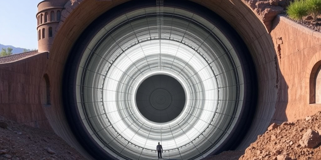 Inizio scavi della galleria di Grisciano per il primo acquedotto antisismico europeo