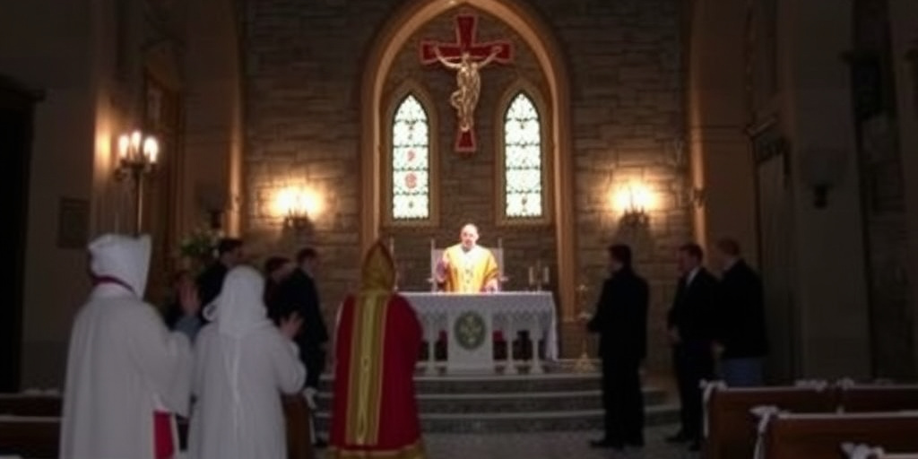 Intervento di emergenza nella chiesa di Fietta, Trevigiano, il 1 gennaio