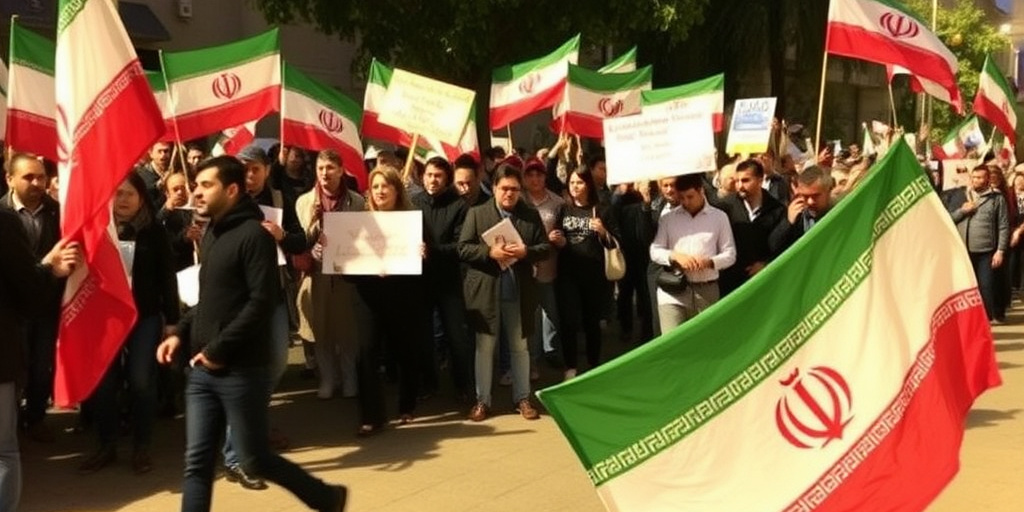 Iraniani a L'Aquila si mobilitano per sostenere le proteste contro il regime