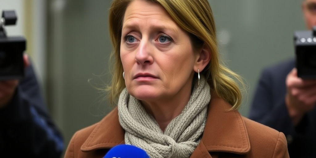 Jessica Moretti piange davanti ai cronisti dopo l'interrogatorio sul caso di Crans‑Montana