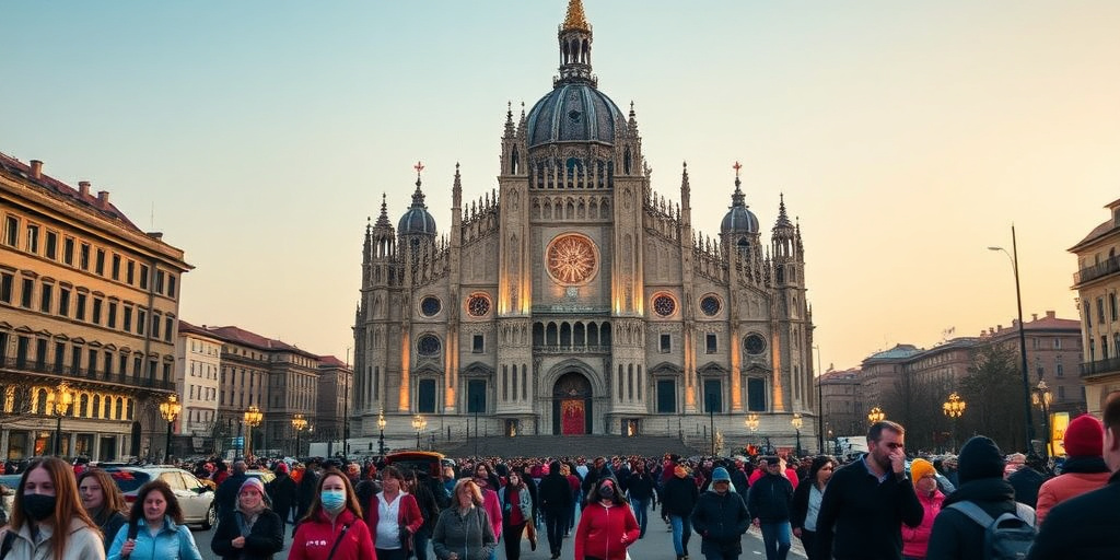 La fiamma olimpica attraversa Torino, passando davanti alla Mole Antonelliana e al Museo del Cinema