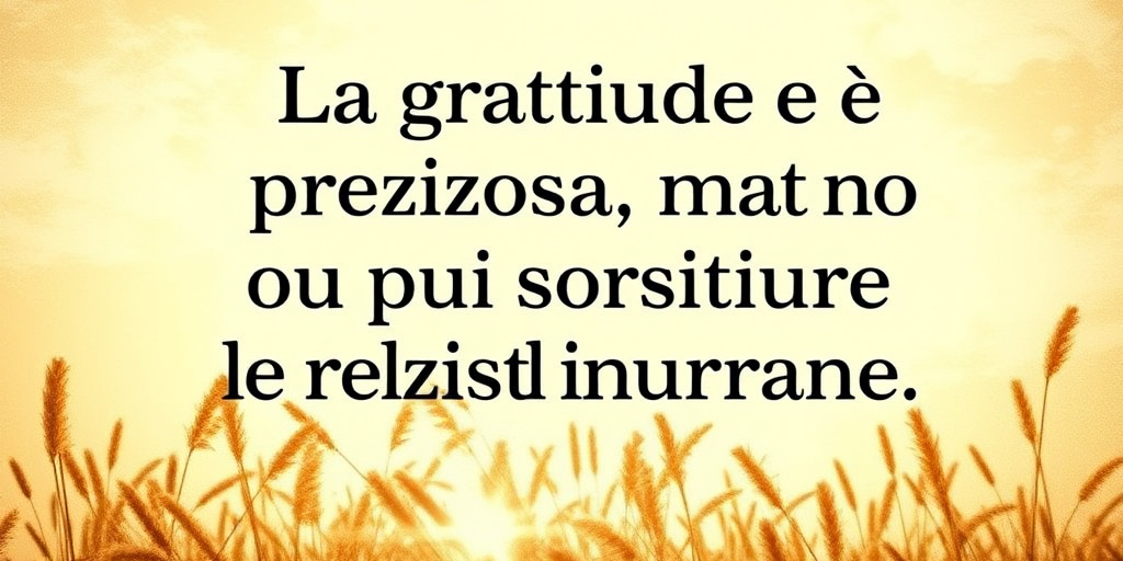 La gratitudine è preziosa, ma non può sostituire le relazioni umane