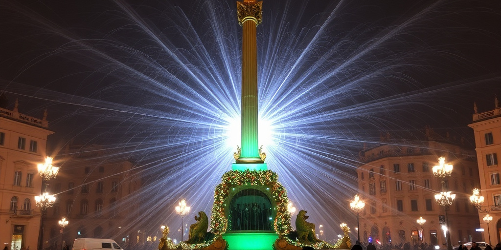 L'albero di Natale di Piazza del Popolo si spegne improvvisamente: cortocircuito forse legato alla pioggia