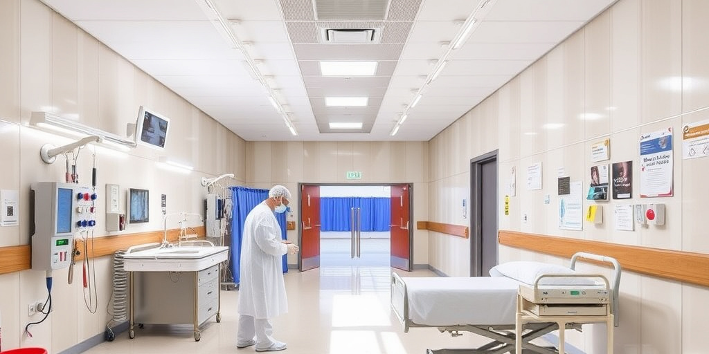Lavori di restyling del pronto soccorso dell'ospedale di Gubbio sono in corso