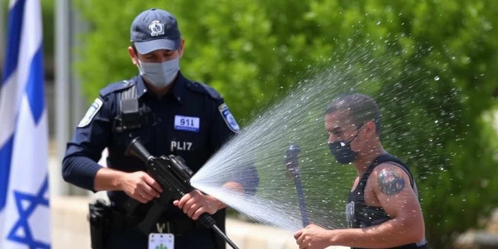 Legge israeliana: polizia autorizzata a usare acqua pulita per disperdere folle, con registrazione obbligatoria