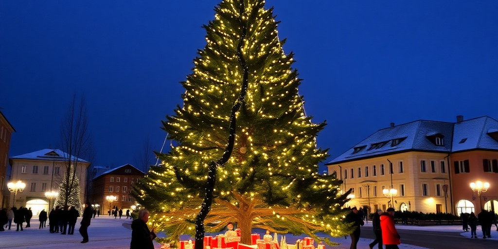 Liceo Cannizzaro di Crans‑Montana ai funerali di Riccardo Minghetti: l’albero di Natale che lui ha creato