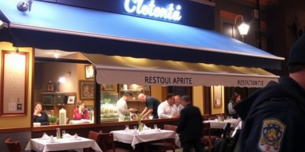 Litigio davanti a ristorante causa ferite al titolare; polizia individua sospetto