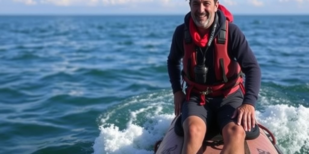 Lorenzo Barone attraversa l'Atlantico in barca a remi: 4.000 km dall'Umbria alla Guyana francese